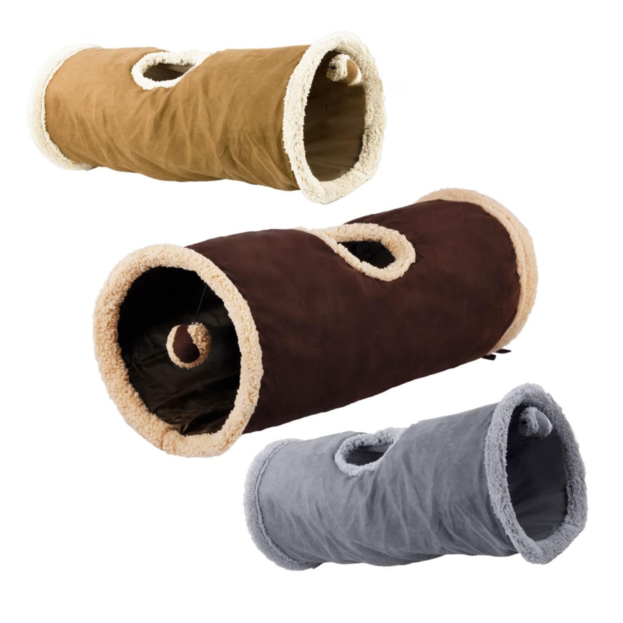 ALL FOR PAWS Lambswool Find Me Cat Tunnel