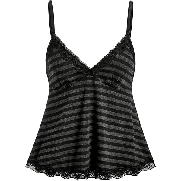 SOLY HUX Women's Ruched Lace Cami Top Drawstring Sleeveless