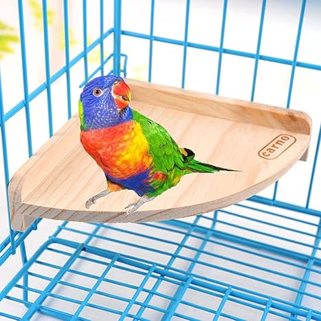 Holz Sitzstange Spielzeug Spielplatz Stander Pet Bird Papagei Ara African Greys Wellensittiche Sittiche Sittiche Hamster Gerbil Rat Maus Kafig Zubehor Steht Ubung Spielzeug Amazon De Haustier