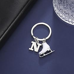 LIKGREAT Ice Skate Keychain Figure Skating