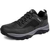 CC-Los Men's Waterproof Work & Hiking Shoes - Soft Toe Slip-Resistant with Cushioned Midsole Size 7-13.5