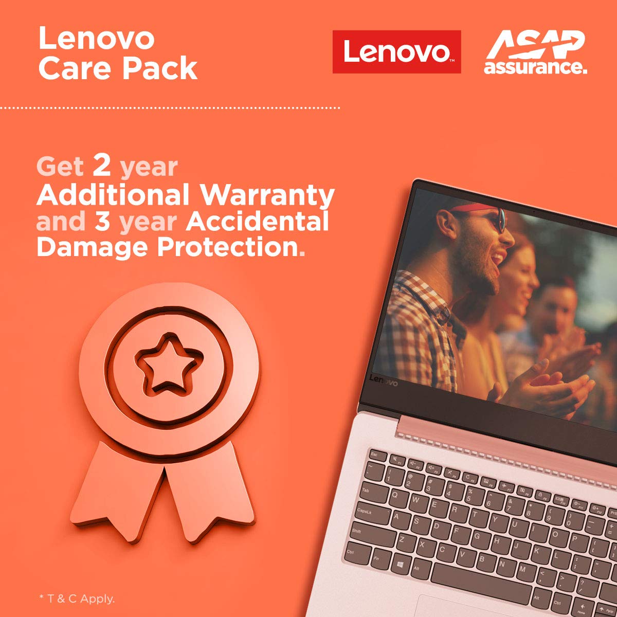 Lenovo Authorized 3 Year ADP & 2 Year Extended Warranty Pack with