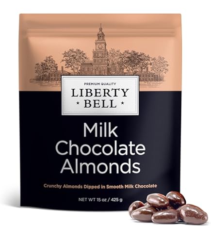 Amazon.com : Milk Chocolate Covered Almonds, 10 oz, Fair Europeon