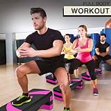 Xn8 Sports Adjustable Height Exercise Step 5/10/15 cm Sturdy Stepper view 2