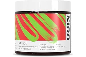 Kion Aminos Essential Amino Acids Powder - Essential Amino Acids Supplement for Muscle Recovery, Essential Amino Energy, EAAs Amino Acids Powder, BCAA EAA, BCAAs Amino Acids - 30 Servings, Watermelon