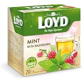 Loyd Mint with Raspberry Fruit Tea The Magic Experience Box of 20 Tea Bags