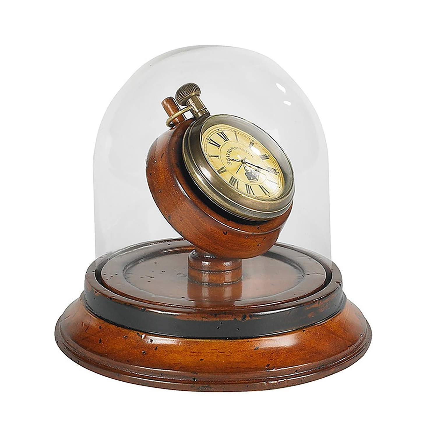 Authentic Models, Victorian Dome Watch, Brass Replica Pocket Watch