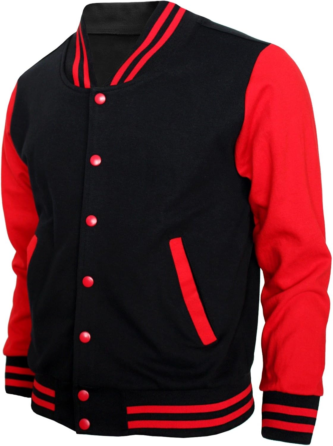 BCPOLO Baseball Jacket Varsity Baseball Cotton Jacket Letterman Jacket 8 Colors at  Men’s Clothing store