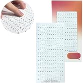 Stactiles Braille &amp; Print Stickers &ndash; Tactile Alphabet Labels (180 Pack) | High-contrast print with raised Braille dots for letters &amp; numbers. Waterproof, heat-resistant labels for home &amp; office.