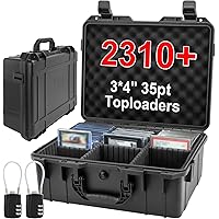 Camkinger Graded Card Storage Box, Hold 2310+ 35PT 3"x4" Toploader Storage Box, PSA Slab Case for SGC CSG BGS, Trading Card C