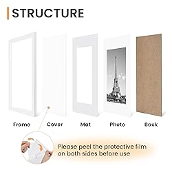 upsimples 11x14 Picture Frame Set of 5, Display