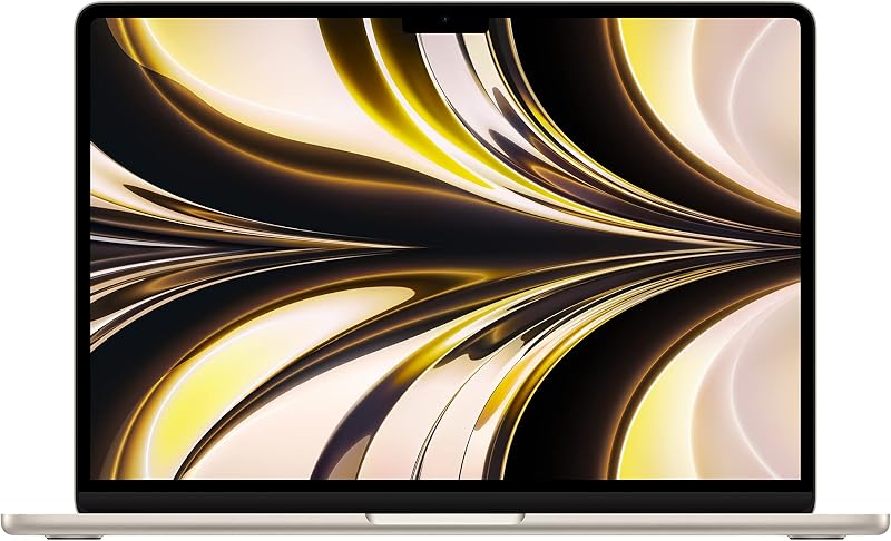 Apple MacBook Air M2 13-inch 8GB RAM 256GB SSD Starlight Renewed