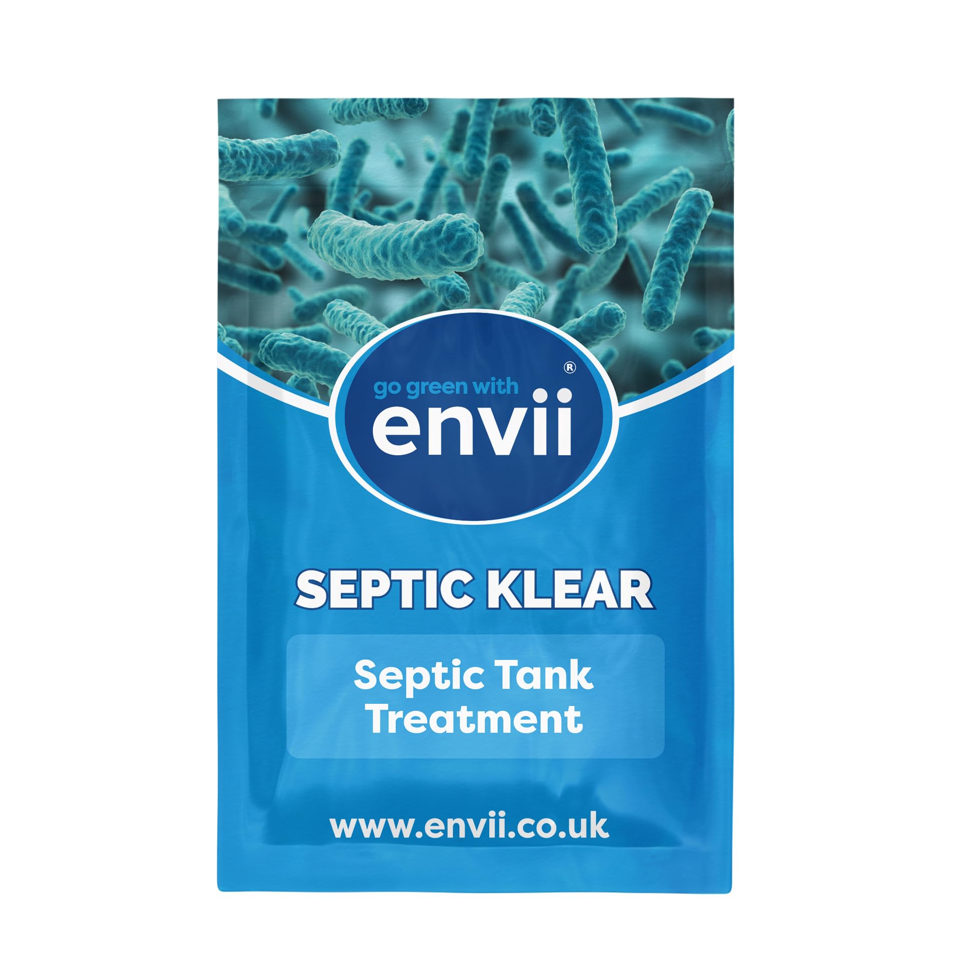 envii Septic Klear, Septic Tank Treatment & Cleaner, 12 Months Supply, Bacteria Booster Enzyme Tablets Remove Smells and Unblock Septic Tanks