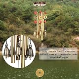 DWE Wind Chimes for Garden Chinese Lucky Metal Bell Outdoor 60 cm view 5