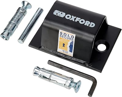 Oxford Unisex Ground Anchor for Floors and Walls Black 10
