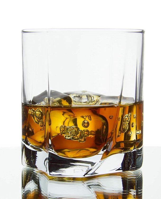 Pasabahce Luna Whisky Glass (368 ml) Set of 6 Amazon.in Home & Kitchen