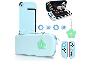 DLseego Storage Carrying Case for Nintendo Switch 2 2025 Accessories Set, 10 Game Card Slots Cute Protective, 1 Hard PC Case,
