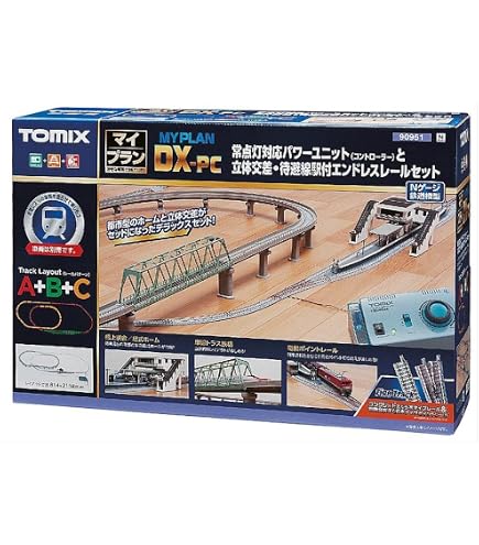 Amazon.com: TOMIX 91082 N Gauge Mini Rail Set, Point Set, MB