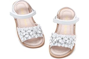 Kiderence Toddler Girls Sandals Little Girls Kids Summer Shoes Sandals