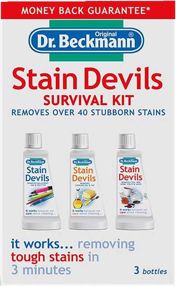 Dr Beckmann Stain Devils Survival Kit (2 x 50ml, 1 x 50g) Amazon.co.uk