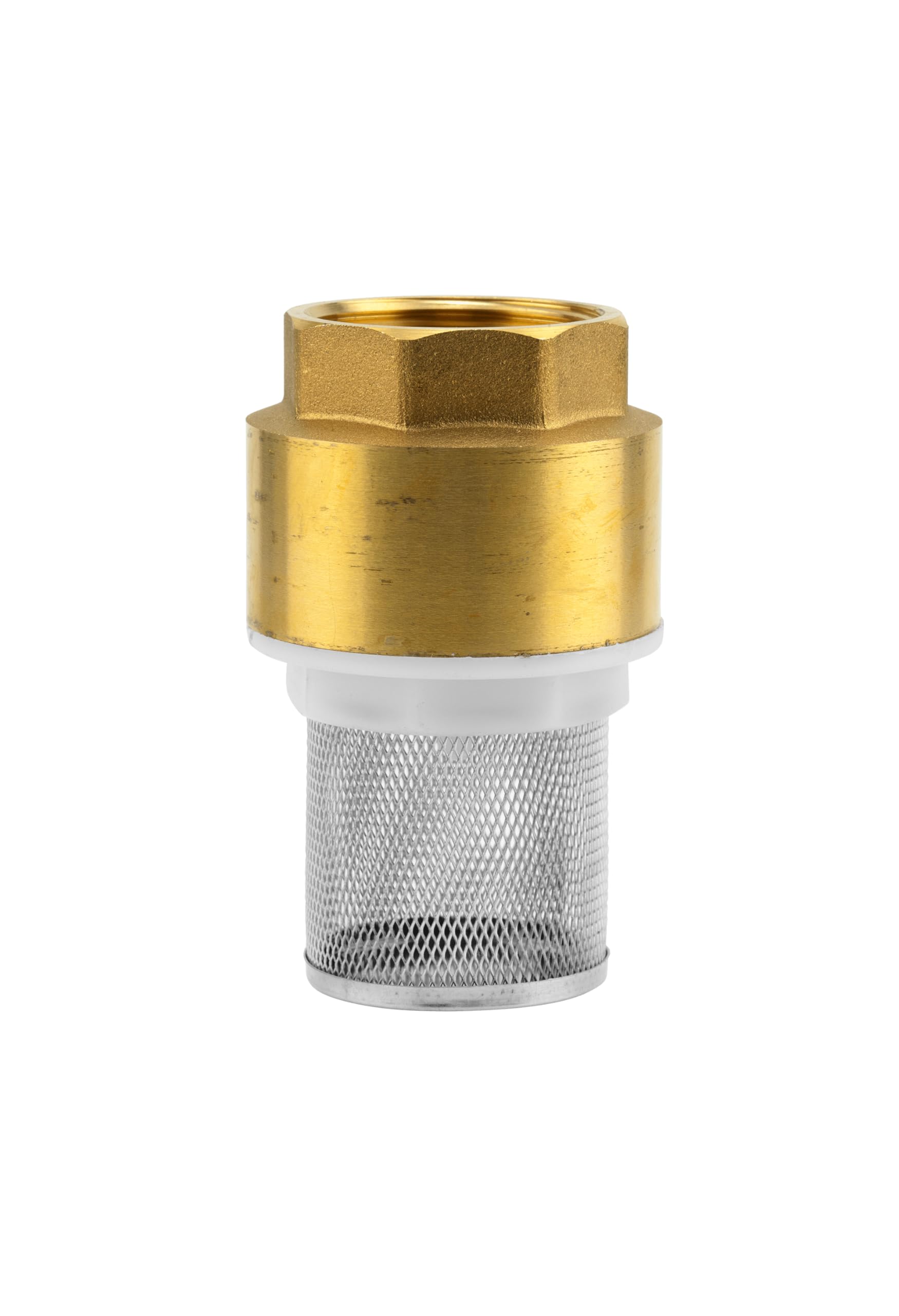GARDENA Brass foot valve: check valve, 42 mm (1 1/4 ") - Threaded For Connection to The Pump , Including The strainer, The Valve Plug and seal (7222-20)