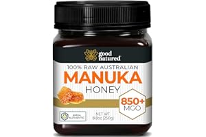 Good Natured Manuka Honey (MGO 850+) - High Grade Raw Manuka Honey Medical Grade, Non-GMO, Lab-Tested & AMHA Certified, BPA-free, 8.8 oz