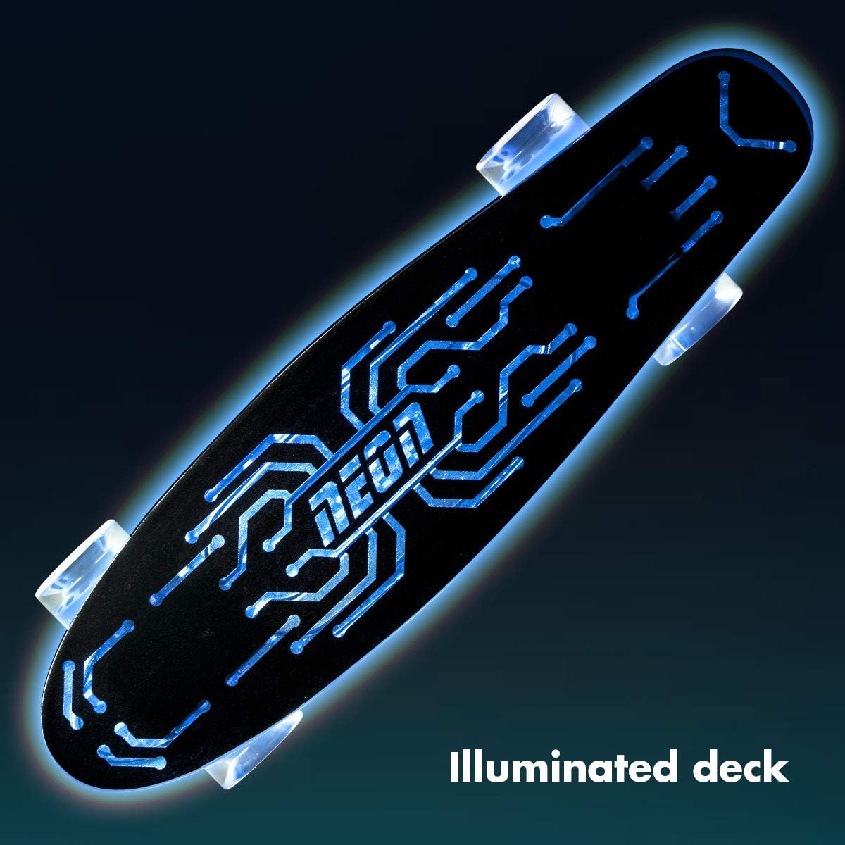 Amazon Com Neon Hype Led Light Up Board Blue One Size Sports