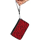 Buckle-Down Disney Mickey Mouse Designer Women Wallet- Aesthetic, Zip Around, Spacious Wristlet Clutch for Women