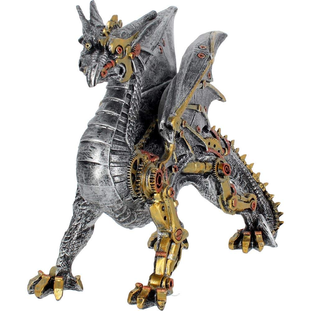 Nemesis Now Dracus Machina Figurine 29cm Silver
