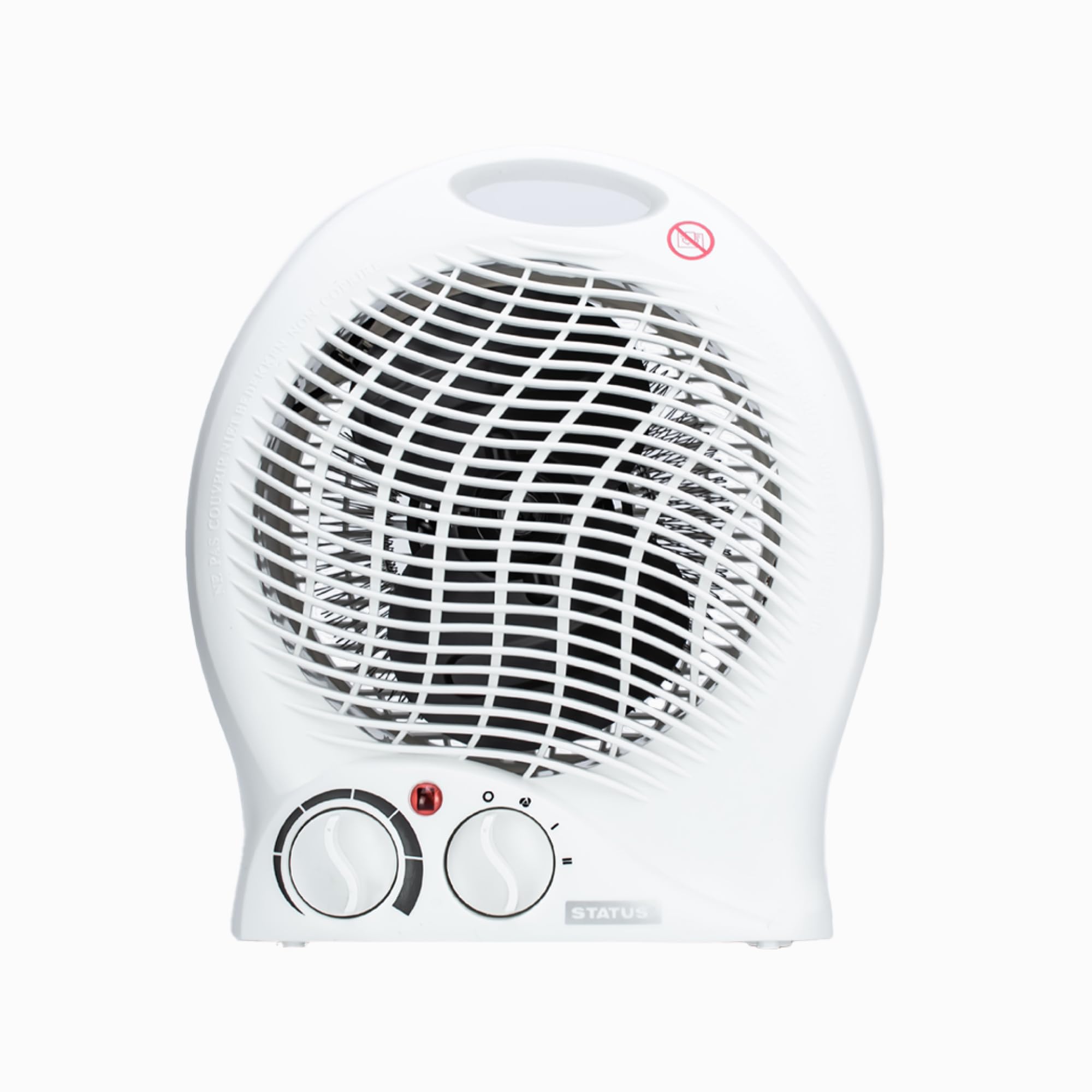 STATUS Portable Fan Heater | 2kW Electric Fan Heater | Single Position | FH1P-2000W1PKB