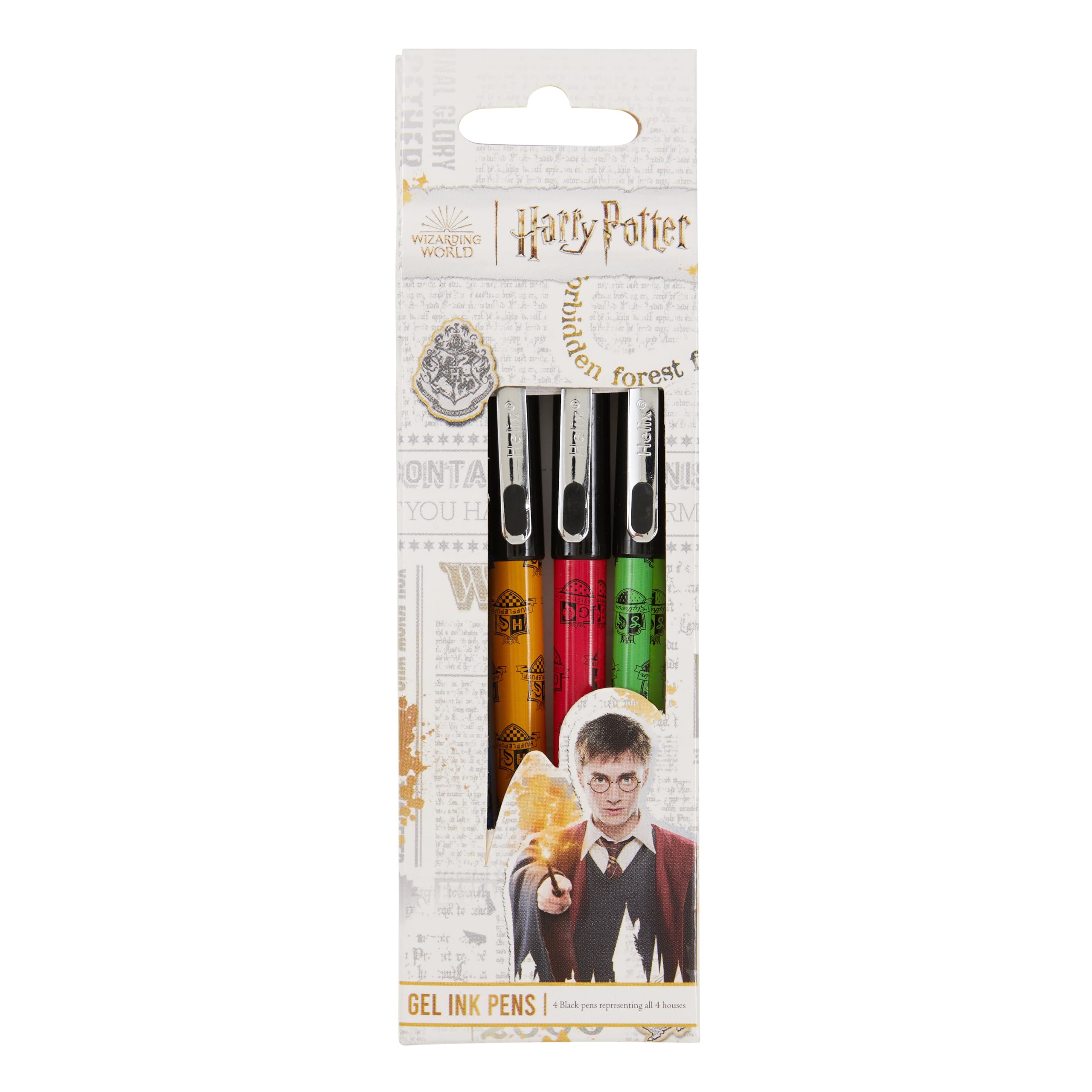 Helix Harry Potter Pens - 4 Black Ink Pens