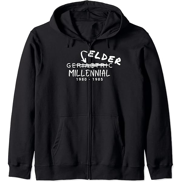 Amazon.com: Millennial Generation Proud millennial Zip Hoodie