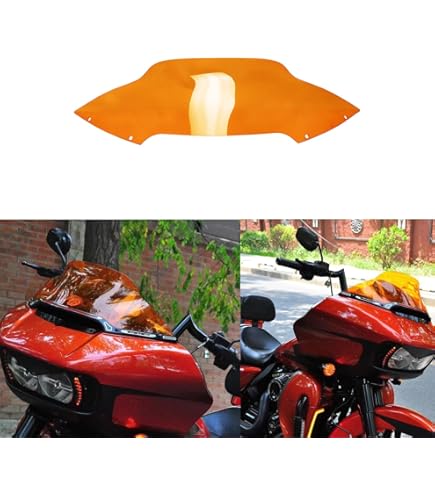 thumbnail image 2 of PMMA 8" Red Windshield Windscreen For Harley 15-23 Road Glide 2 of 13