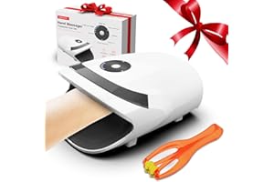Xllent Christmas Gifts for Women,White Elephant Gifts for Adults - Hand Massager with Compression & Heating,Electric Hand Massager for Arthritis and Carpal Tunnel(White)