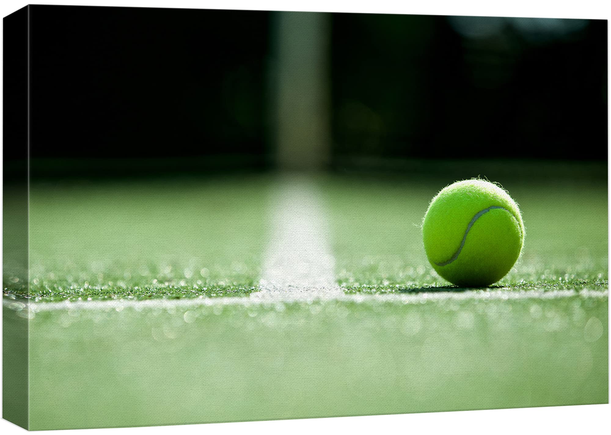 wall26 Canvas Print Wall Art Tennis Ball on Grass