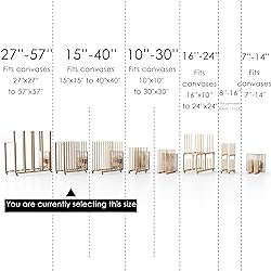 UNZERO Art Storage Rack, Art Canvas Storage, Canvas