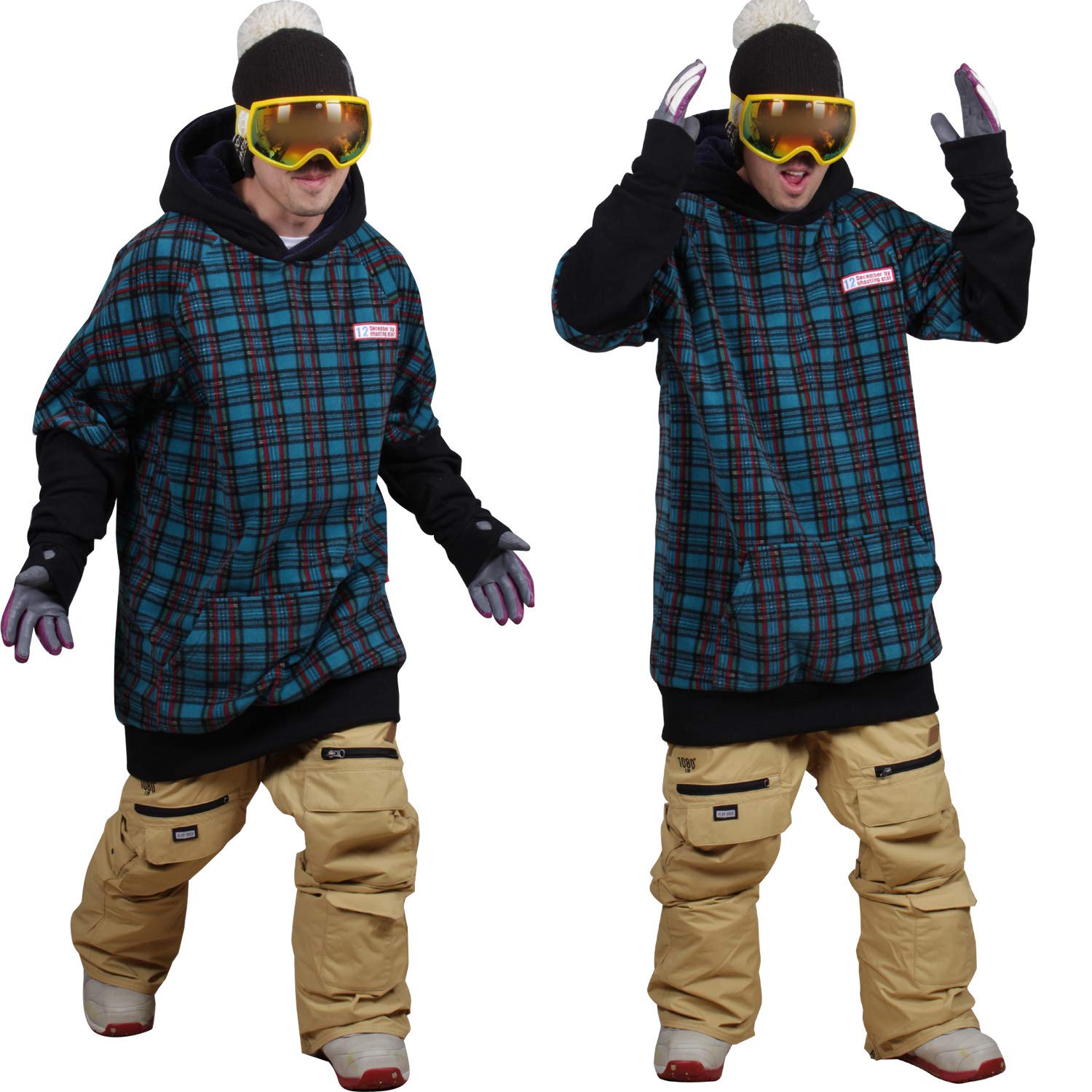 shooting star snowboard hoodie