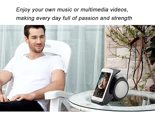 CENSHI Wireless Charger Bluetooth Speaker,Fast Wireless Charging