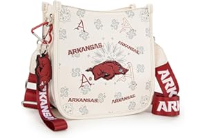 Montana West X NCAA Medium Crossbody Bag for Women Sport Purses Adjustable Strap Handbags with Zipper