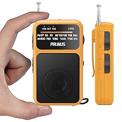 PRUNUS J-555 Pocket Radio AM FM USB-C