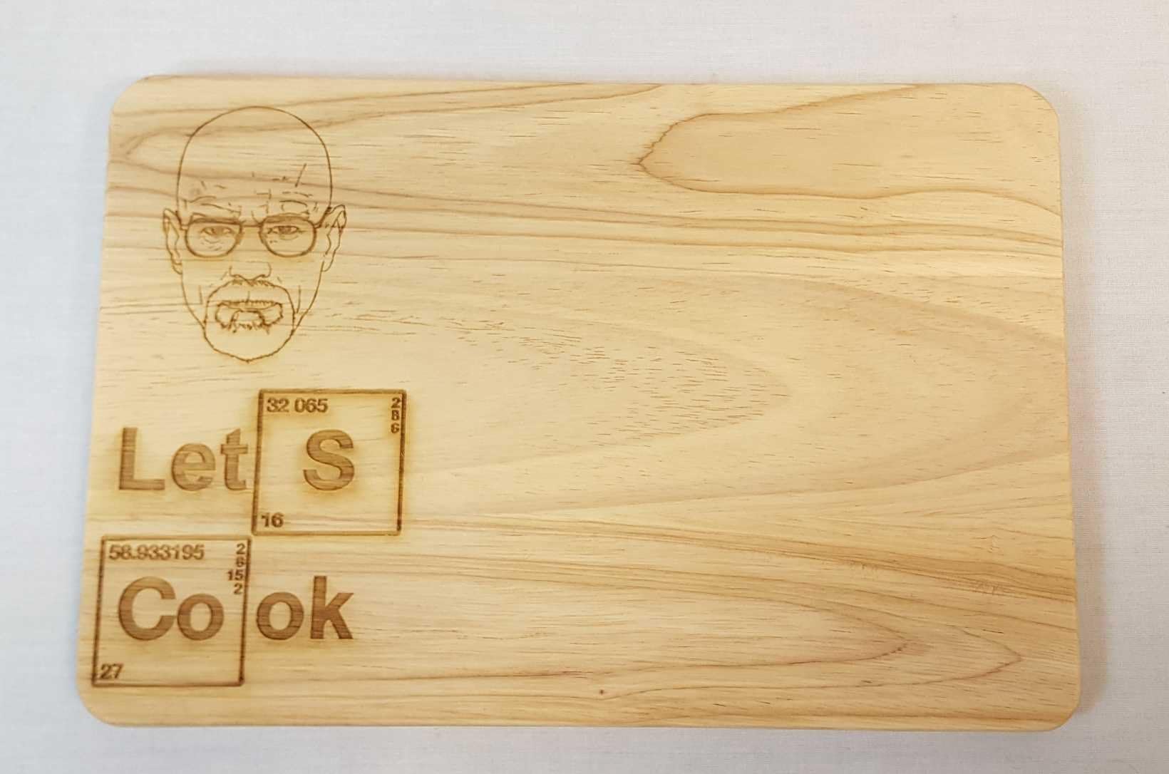 Breaking Bad Inspired"Lets Cook" Chopping Board