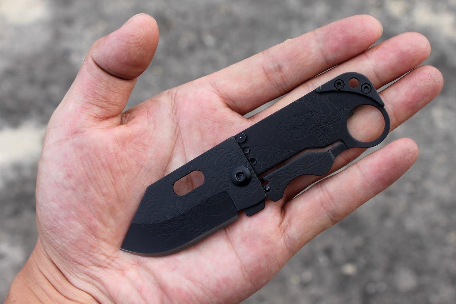 Outdoor Sports Survival Camping Clip Mini Folding Blade Pocket Knife Keychain
