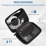 ProCase Portable External Hard Drive Case 2.5 Inch Universal Storage 500G 4TB view 3