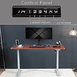 VIVO Electric 60 x 30 in Standing Desk, Memory