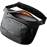 ALPAKA Bravo Sling Max, 8L RFID-Blocking Sling Laptop Bag for Men with Maglockz Buckle, Lockable Zips & External USB Port