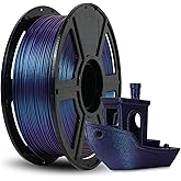 FLASHFORGE 3D Printer Filament Chameleon PLA Color Shift Filament 1.75mm, Changes Color with Light and Angles, 1KG Spool (2.2lbs), Dimensional Accuracy +/- 0.02mm for FDM 3D Printers (Nebula Purple)