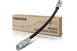 A-Premium Brake Hydraulic Hose Compatible with Volkswagen and Porsche Models - Beetle 1950-1967, 914 1973-1976, 411 1971-1973, 412, Campmobile, Fastback, Karmann Ghia, Squareback, Transporter