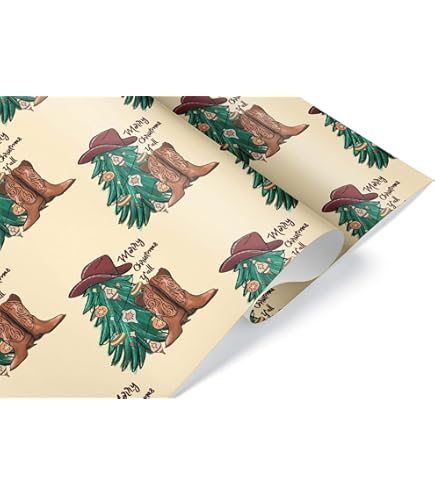 REVEL & Co Chrstmas Cats Folded Wrappng Paper Wth Cats N Hats - View #11