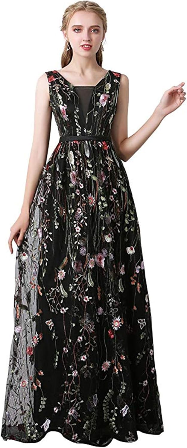 embroidery one piece dress