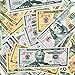 Boao Copy Money Fake Money Prop Money Set 1, 2, 5, 10, 20, 50, 100 Dollar Bills Double Sided Pretend Play Money for Motion Picture Props, 350 Bills, Amount 9,400 Dollars